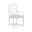 Jardin Armchair Set of 2 In Eggshell White