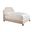 Jasmine Natural Champagne King Upholstered Panel Bed