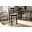 Jason Modern and Contemporary Sand Fabric Upholstered and Espresso Brown Finished Wood 2-Piece Bar Stool Set