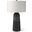 Javier Black Base With Cream Fabric Shade Table Lamp