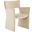 Jayke Velvet Dining Chair In Light Brown