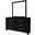 Jaylen Dresser Mirror In Black