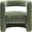 Jaylin Upholstered Chenille Accent Chair In Basil
