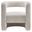 Jaylin Upholstered Chenille Accent Chair In Dove Gray