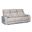 Jazz 84 Inch Leather Aire Transformer Power Reclining Sofa In Ice