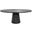 Jefferson Black Cerused Oak Oval Dining Table