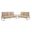 Jefferson Contemporary Modern Velvet Living Room Set With Silver Frame In Beige