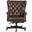 Jefferson Executive Chair In Burnished Umber