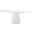 Jefferson White Lacquer Oval Dining Table