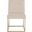Jenette Dining Chair In Taupe and Gold