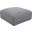 Jennifer Square Upholstered Ottoman Grey