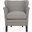 Jenny Arm Chair with Bass Nail Heads in Seamist