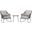 Jensen Gray 3 Piece Lounge Set