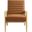 Jensen Vegan Leather Accent Chair In Natural and Tan