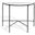 Jessa Forged Metal Console Table In Black