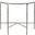 Jessa Forged Metal Console Table In Silver