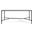 Jessa Metal Coffee Table In Black and White