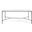 Jessa Metal Coffee Table In Silver