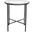 Jessa Metal Round End Table In Black