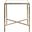 Jessa Metal Square End Table In Brass