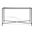 Jessa Rectangle Console Table In Black and White