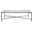 Jessa Rectangle Coffee Table In Black and White
