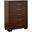 Jessica 5-drawer Chest Cappuccino