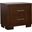 Jessica 2-drawer Nightstand Cappuccino
