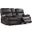 Jessie James Power Reclining Loveseat In Dark Graphite