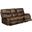 Jessie James Power Reclining Sofa In Chocolate Brown