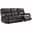 Jessie James Power Reclining Sofa In Dark Graphite