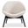 Jett Fabric Chair In Beige and Tan