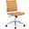 Jive Tan Armless Mid Back Office Chair