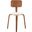 Jo Upholstered Stackable Dining Chair Set of 2 in Walnut