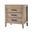 Joachim 3 Drawer Nightstand In Oak