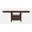 Manchester 78 Inch Adjustable Height Rectangle Dining Table In Merlot