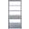 Johni 1 Drawer 5 Shelf Etagere in Grey