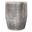 Johnsen 18 Inch Wide Web Pattern Metal Accent Table In Antique Silver