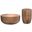 Johnsen Metal Occasional Table Set In Antique Copper