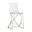 Johnson 24.75 Inch Counter Height Stool In Antique Silver and Clear