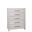 Joinery 5 Drawer Chest In Whitewashed Oak