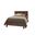 Joinery Queen Plank Bed In Espresso Oak