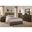 Joinery Upholstered Bedroom Set In Brindle Grey and Espresso Oak