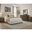 Joinery Upholstered Bedroom Set In Labradoodle and Espresso Oak