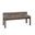 Joinery Upholstered Bench In Brindle Grey and Espresso Oak