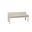 Joinery Upholstered Bench In Labradoodle and Whitewashed Oak