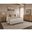 Joinery Upholstered Wall Bedroom Set In Labradoodle and Natural Oak