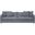 Joli Chenille Fabric Sofa In Grey
