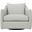 Joli Fabric Swivel Chair In Bone
