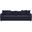 Joli Velvet Fabric Sofa In Blue